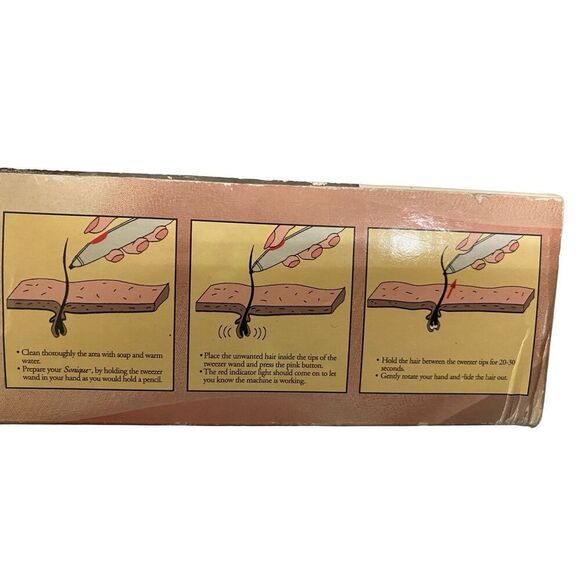 Sonique Hair Removal System Only As Seen On TV Beauty Tools Cosmetic Vintage - Picture 8 of 15